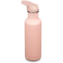 Klean Kanteen 800ml Classic Flip Sport) Cap Trinkflasche - STK - Peach Parfait