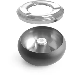 HENDI Aschenbecher, schwarz, ⌀105x(H)58mm