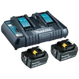 Makita Power Source Kit 18 V Li-Ion 2 x 5,0 Ah + DC18RD Ladegerät 199482-2