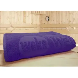 WEKA Saunahandtuch, BxL: 70x180 cm, 100% Baumwolle - lila