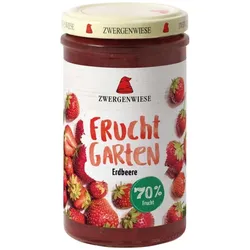 Zwergenwiese Fruchtgarten Erdbeere bio