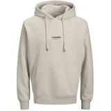 JACK & JONES Hoodie mit Label-Print Modell Soho Beige XXL