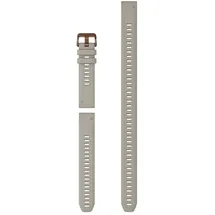 Garmin QuickFit 20 mm, Silikon), Uhrenarmband, Weiss