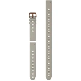 Garmin QuickFit 20 mm, Silikon), Uhrenarmband, Weiss