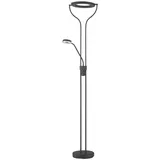 Fischer & Honsel Led-Stehleuchte, Schwarz, Sandfarben 36x180 cm, getrennt schaltbar, Farbtemperaturwechsler, Lampen & Leuchten, Innenbeleuchtung, Stehlampen, Stehlampen dimmbar