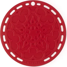 Le Creuset Silikon Untersetzer Tradition kirschrot