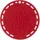 Le Creuset Silikon Untersetzer Tradition kirschrot
