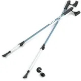 Silva Walking Poles Aluminium 105-140 cm blau