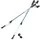 Silva Walking Poles Aluminium 105-140 cm blau