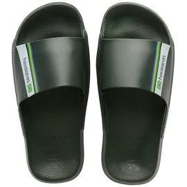 havaianas Brasil Slide Unisex Olivgrün 35,5