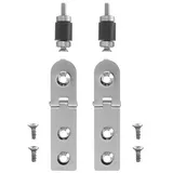 Duravit Scharnierpaar für Urinaldeckel Fizz Chrom