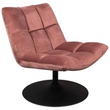Dutchbone Bar Velvet Loungesessel, pink