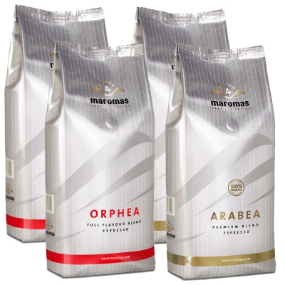 MAROMAS Kaffeebohnen Probierpack - Maromas Herstellergarantie, kostenlose Beratung 08001006679