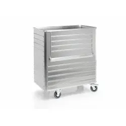 novocal Aluminium-Transportcontainer GTWK13 , GTWK 13, Volumen: 1050 l