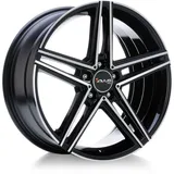 AVUS Racing AC-515K 9,5 x 19 5 x 112 ET45 MB66,6 Schwarz Poliert