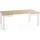 WFL GROUP Quadratischer Esstisch 80 x 76,5 x 80 cm braun
