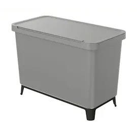 KEDEN Recycling-Sortiersystem 57 x 29 x 41 cm 2-tlg. grau