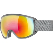 Uvex Topic FM sphere Skibrille rhino matt mirror rainbow one size