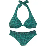 ELBSAND Bügel-Bikini Damen Petrol 36 Cup E
