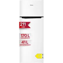 Amica DT 374 170 W Kühl-Gefrierkombination (211 l, 1428 mm hoch, Weiß)