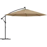 vidaXL Ampelschirm Ø 350 cm Schwarz