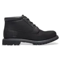 Timberland für Damen. TB1233980011 Nellie Mid Lace Up Lederstiefel Schwarz (39 W), Wohnung, Schnürsenkel, Lässig