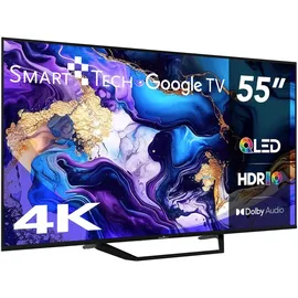 Smart-Tech Smart Tech Google V5 55qg06k2 55 ́ ́ 4k Qled Tv - Black