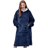 CALIYO Hoodie Decke, Blanket Hoodie Kuschel Pullover Damen Kuscheldecke mit ärmeln, Kuschelanzug für Erwachsene Frauen Teenager Mädchen - Einheitsgröße