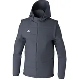 Trainingsjacke mit abnehmbaren Ärmeln slate grey 4XL