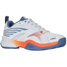 K-Swiss Performance Speedex HB Clay/Sandplatz weiss/infinityblau/orange Herren Tennisschuh weiß 41,5 EU