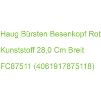 Haug® bürsten Besenkopf rot Kunststoff 28,0 cm breit