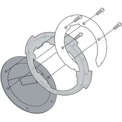 Kappa Tanklock System für Ducati Monster BF09K