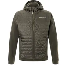 super.natural Warm Up Aloof Jacke braun/grün M