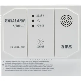 AMS S/200-P Gasmelder Weiß mit Schaltkontakt