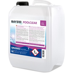 2 x 5 Liter BAYZID® Poolclear - Trübungsbeseitigung für Pool-Filter mit Kartuschen & Filterballs (10 Liter)