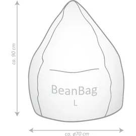 Sitting Point BeanBag Easy 70 x 90 cm dunkelblau