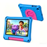 VASOUN 7-Zoll-Kindertablet stoßfest mit Android 13, 32 GB, Kinder Lern-Tablet Tablet (7-Zoll-Tablet", 32 GB, Android-Betriebssystem, (32 GB,5G Wifi, 8 Std. Akkulaufzeit) blau