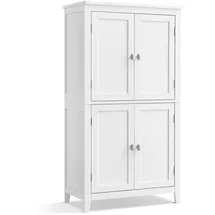 VASAGLE Elise Badezimmerschrank 110 x 30 x 60 cm Klassikweiß MDF