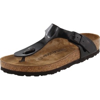 Birkenstock Gizeh, Unisex-Sandalen, Schwarzes Lack. - Größe: 37.5 EU - 37 EU