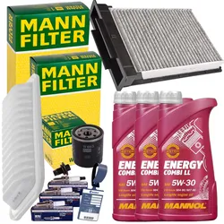 Mann Filter Inspektionspaket Filtersatz+mannol 5w30 Öl Für Toyota Aygo 68 Ps: Inspektionspaket Toyota: 0892202003 Toyota: 0892202005 Bosch: 0986452028