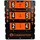 Carrington Tennisplatz-anzeigetafel Englisch - Black / Orange - 60 x 46 cm