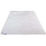 BÖHMERWALD Ganzjahresbettdecke, ''MEDIUM'' in Naturweiß | Gr.: 155 x 220 cm,
