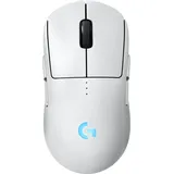 Logitech G PRO 2 LIGHTSPEED Maus Gaming Beidhändig RF Wireless + USB Type-A Optisch 32000 DPI - Weiß