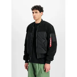 Alpha Industries MA-1 Teddy Bomber schwarz 2