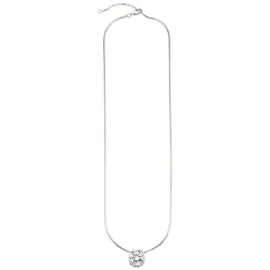 Bruno Banani Kette mit Anhänger Schmuck Geschenk Silber 925 Halsschmuck Schlangenkette Stein Silber
