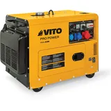 VITO Diesel-Stromerzeuger 'Pro Power VIGD8ST' 6 kW 4-Takt-Motor 8 kVA 400 V