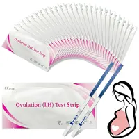 50 Stück Ovulationstest Streifen, Kinderwunsch Ovulationstest Kit, Hochempfindliche Ovulationstests, Fruchtbarkeitstest für Frauen Eisprung, Ovulation