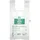 Papstar Hemdchen-Tragetaschen, Bio-Folie 55 cm x 28 cm x 20 cm transparent Knotenbeutel auf Rolle
