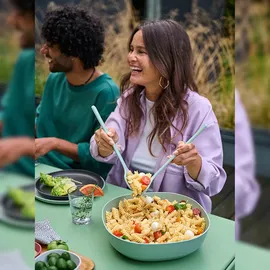 Mepal Silueta Salatbesteck 2-teilig Vivid mauve