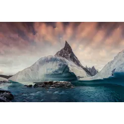 Fototapete PAPERMOON "Photo-Art QIYE, PAKISTAN K2", bunt, B:3,00m L:2,23m, Vlies, Tapeten